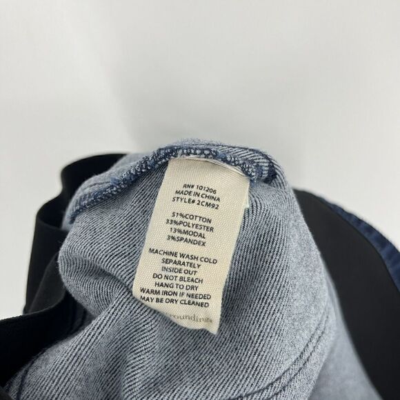 Soft Surroundings Jeans Size Large Women Blue Ultimate High Rise Skinny Pull On - Picture 7 of 7